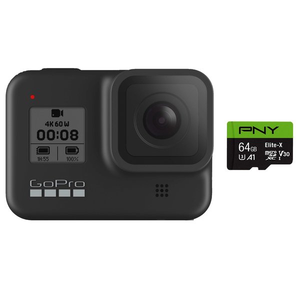 Gopro Hero 8 Ecom with 64GB SD Card CHDXX-820